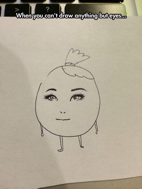 540x720 Only Good At Drawing Eyes - Funny Eyes Drawing