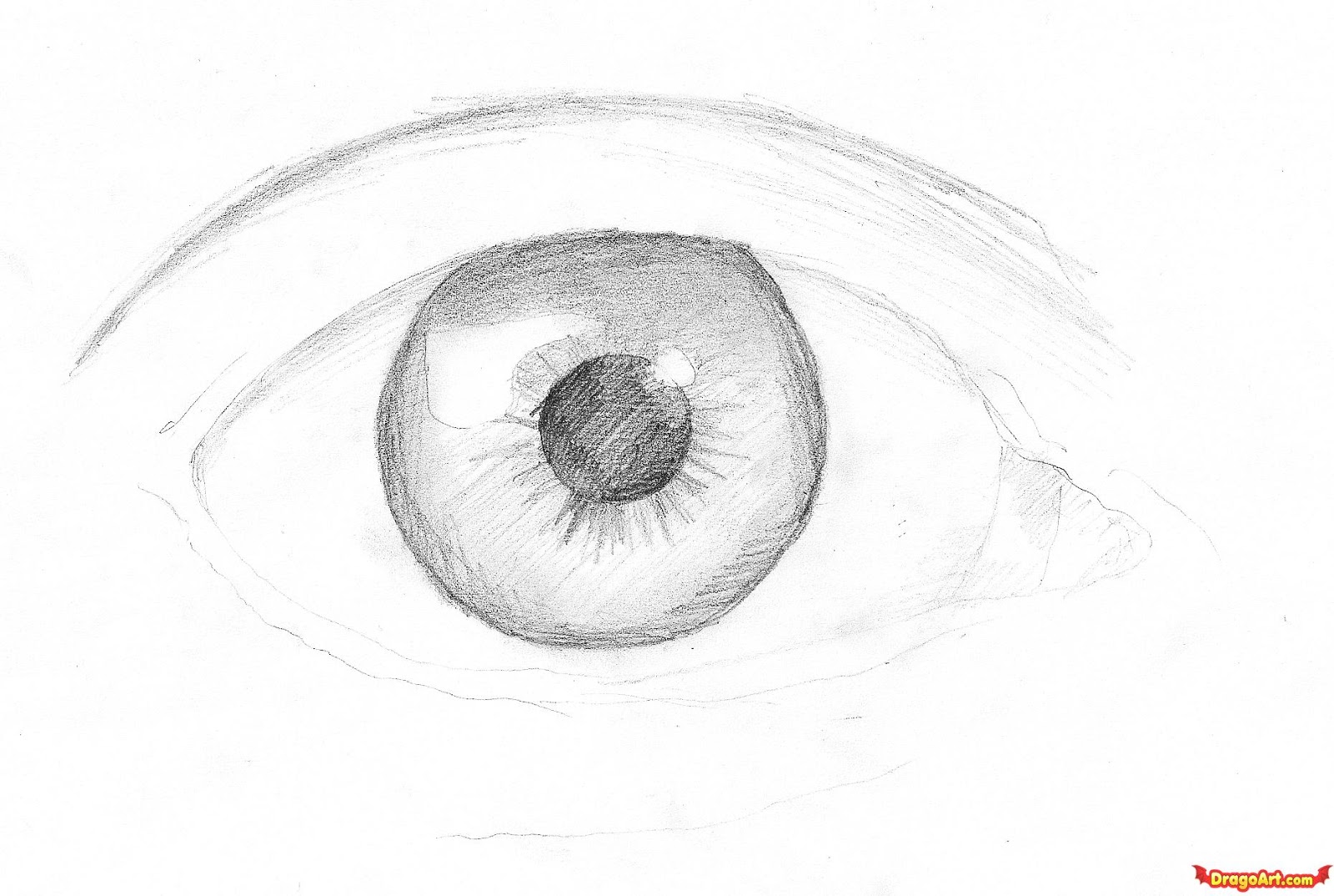 1600x1074 Drawing Female Eyes - Funny Eyes Drawing