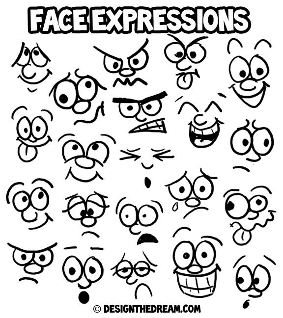 Funny Face Drawing Cartoon At PaintingValley Explore Collection