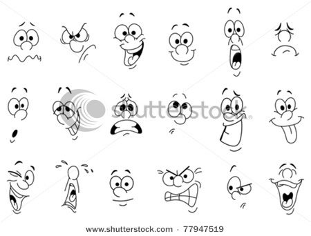 450x342 Expressive Faces How To Draw In Cartoon Faces Expressions - Funny Face Drawing Cartoon