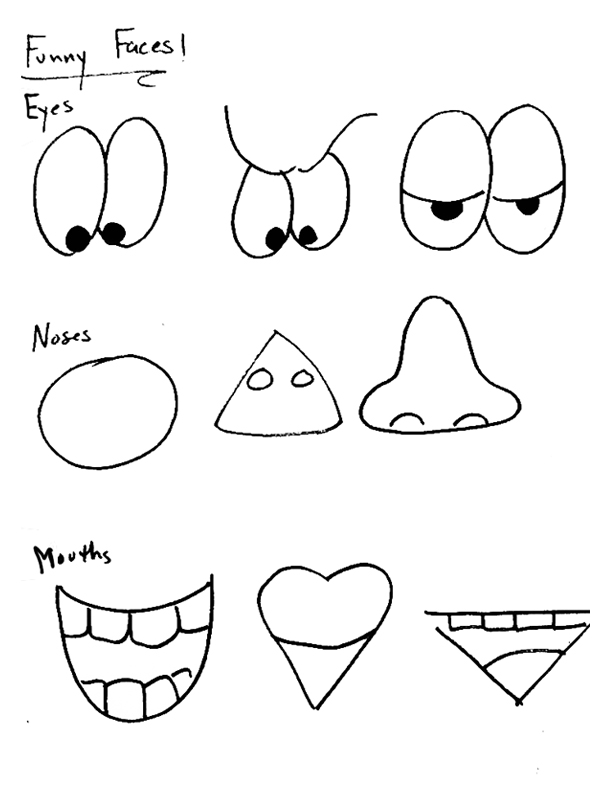 612x792 funny faces images cartoon pictures funny face drawings cartoon - Funny Face Drawing Cartoon
