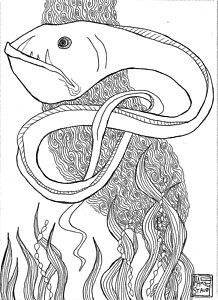 218x300 Funny Fish Drawings Fine Art America - Funny Fish Drawings