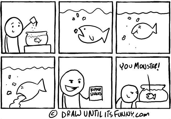 600x418 Draw Until It's Funny - Funny Fish Drawings