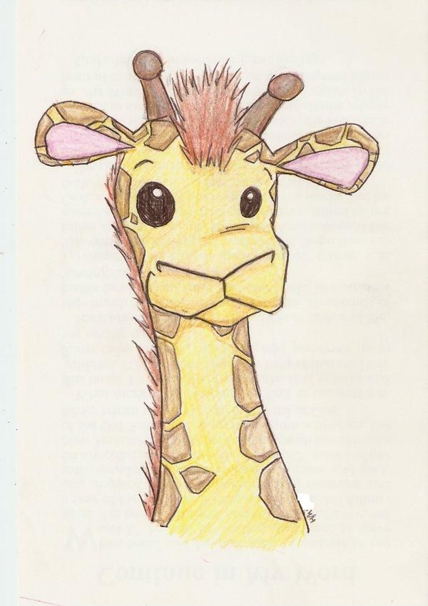 600x850 cute giraffe drawings cute giraffe - Funny Giraffe Drawing
