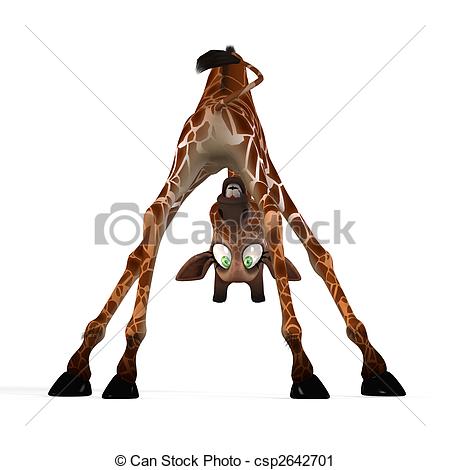 450x470 Cute Giraffe With A Funny Face - Funny Giraffe Drawing