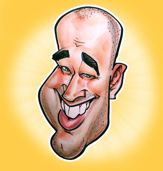 573x600 The Funny Drawing Guy - Funny Guy Drawing