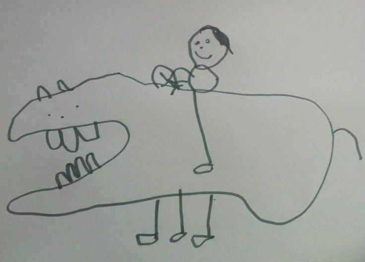 Funny Horse Drawing