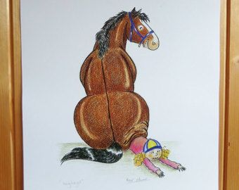 340x270 the heavy weight digital art print heavy horse cartoon horse - Funny Horse Drawing