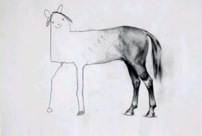 704x474 When There Is Minutes Left On The Test Funny - Funny Horse Drawing