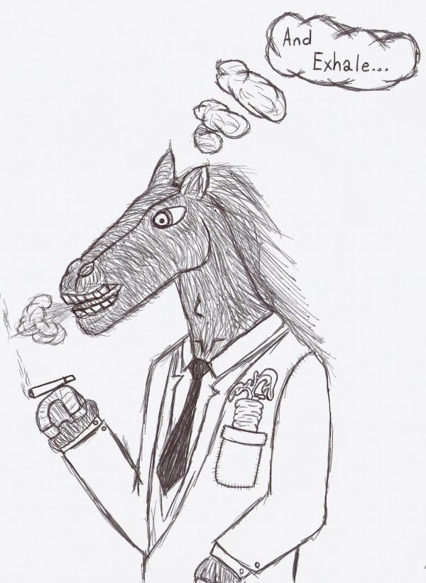 600x821 funny bae funny horse drawing - Funny Horse Drawing