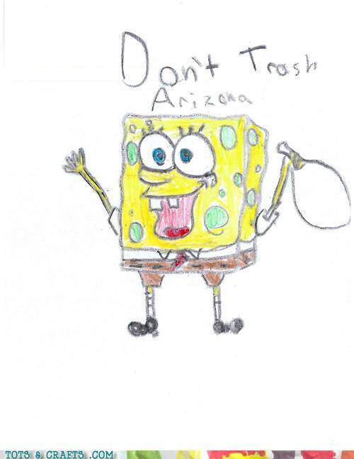 500x647 bikini bottom is in arizona tots and crafts funny kids' drawings - Funny Kids Drawings