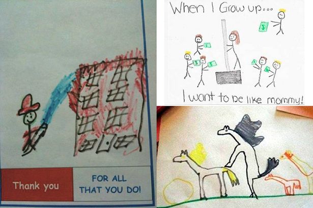 615x409 hilarious misspellings and 'x rated' scenes - Funny Kids Drawings