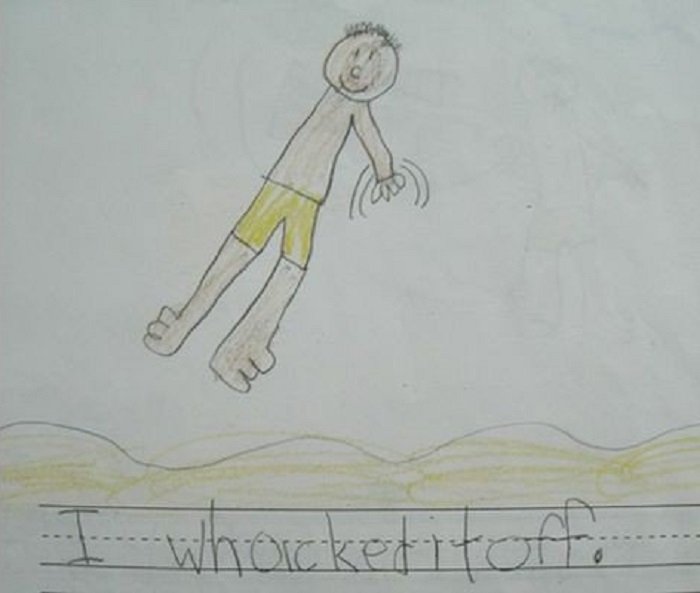 700x593 Weird Drawings Drawn - Funny Kids Drawings