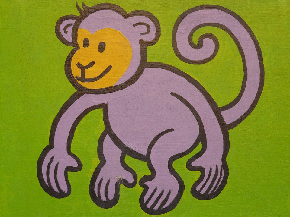 960x720 Free Photo Cartoon Character Drawing Funny Monkey Image - Funny Monkey Drawing