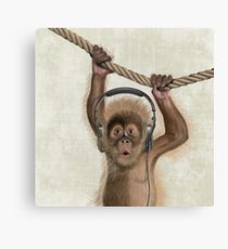 210x230 Funny Monkey Drawing Canvas Prints Redbubble - Funny Monkey Drawing