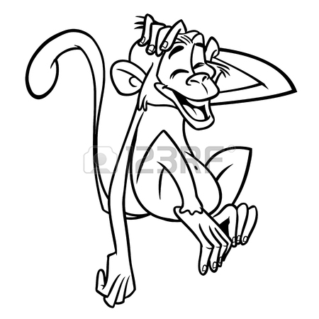450x450 Funny Monkey Drawing - Funny Monkey Drawing