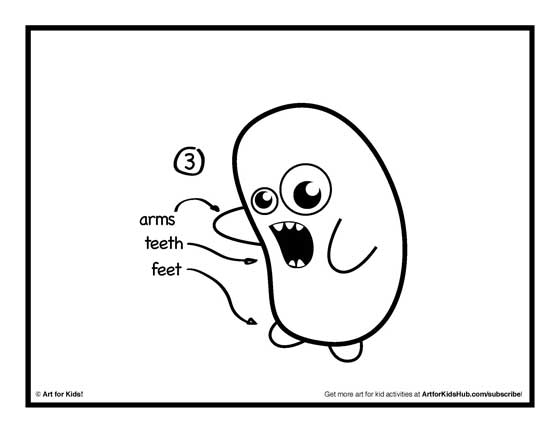 560x433 How To Draw A Monster! - Funny Monster Drawings