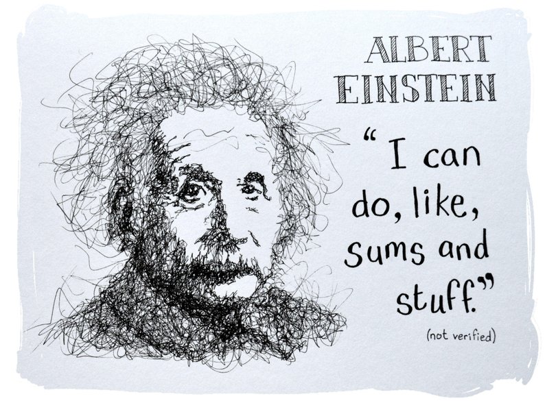 794x585 original albert einstein funny quotation drawing etsy - Funny Person Drawing