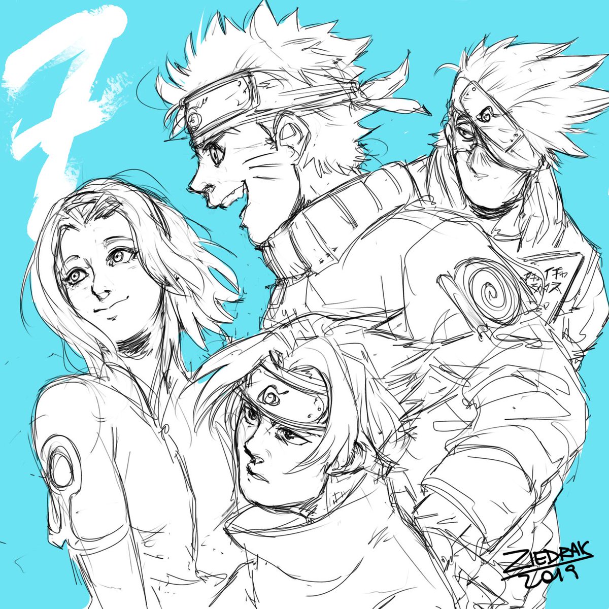 1200x1200 Ziedrak On Twitter I Saw A Person Drawing Naruto Fanart And I - Funny Person Drawing