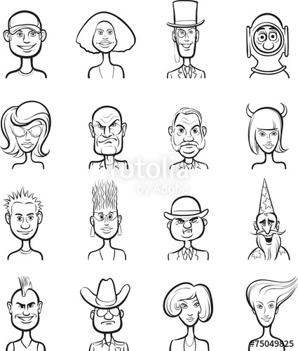 425x500 Whiteboard Drawing - Funny Person Drawing