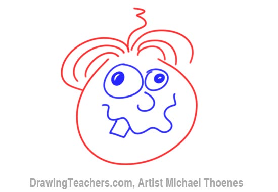 550x380 How To Draw A Funny Face Goof - Funny Pictures Drawing