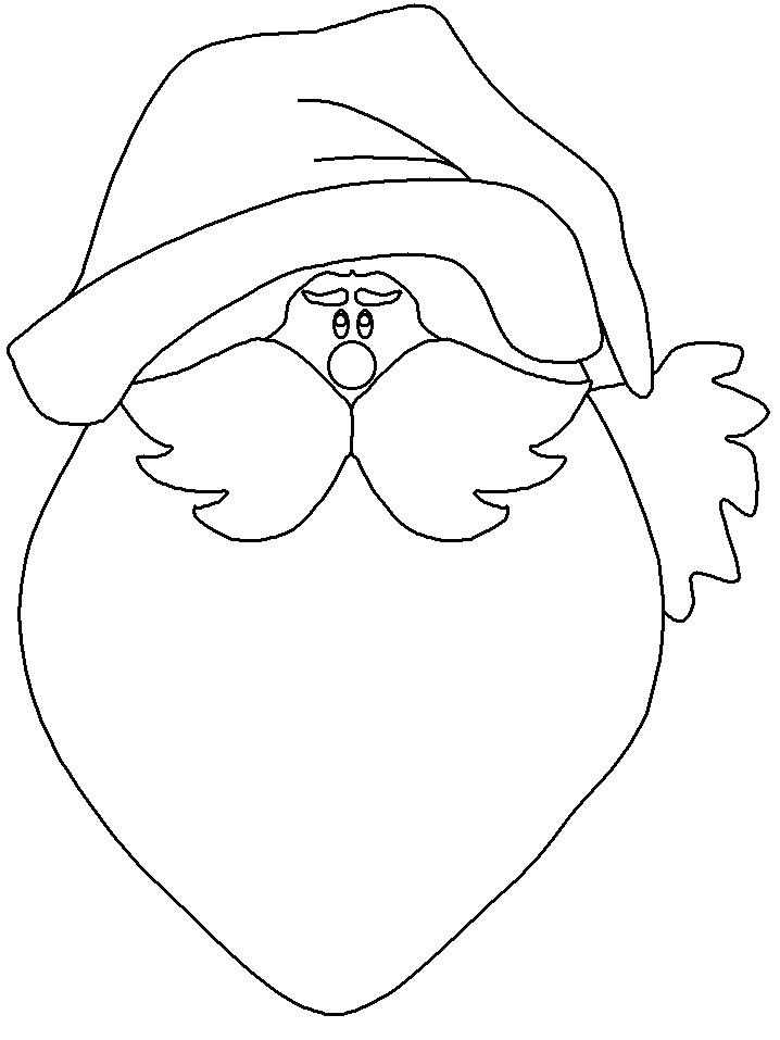 718x957 famous face template images example resume ideas templates for fun - Funny Santa Claus Drawing