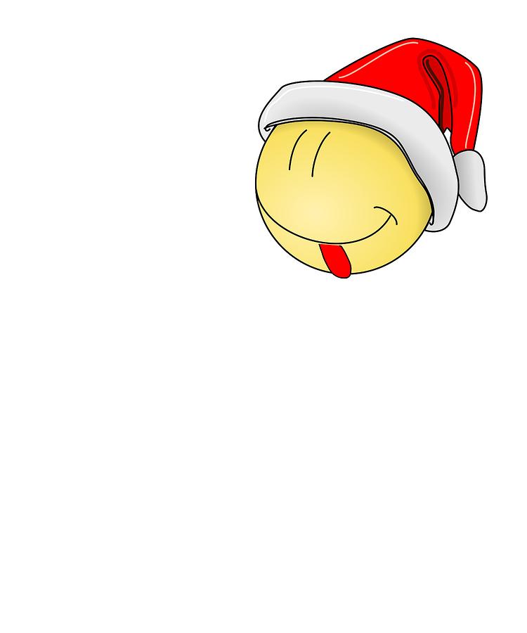 750x900 Fun Santa Claus Emoji Ho Ho Ho Merry Christmas Drawing - Funny Santa Claus Drawing