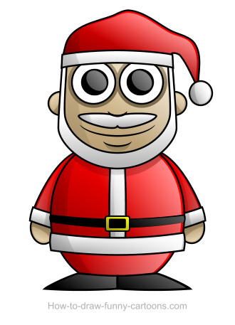 330x457 Santa Claus Drawing - Funny Santa Claus Drawing