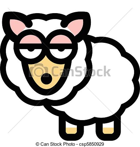 450x470 sheep in funny cartoon style cute, funny sheep in simple stylized - Funny Sheep Drawings