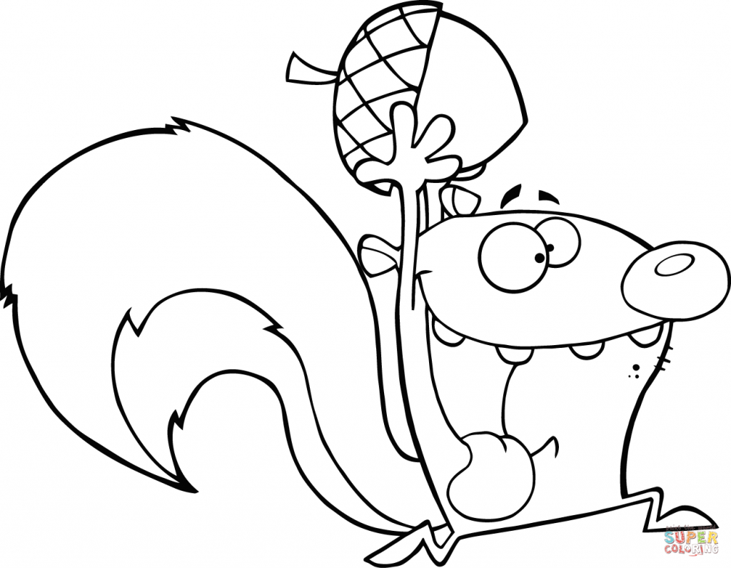 1024x795 funny squirrel coloring pages squirrel coloring - Funny Squirrel Drawings