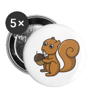 190x190 Squirrel Comic Animal Gift Idea Kids Funny Drawing - Funny Squirrel Drawings