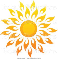 Funny Sun Drawing