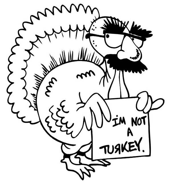 600x646 Funny Thanksgiving Drawings - Funny Turkey Drawings