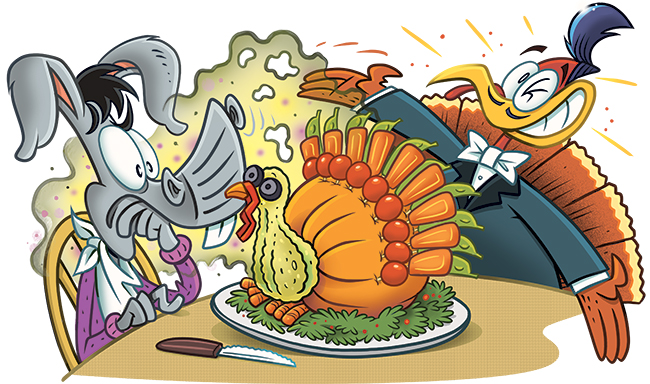 650x384 funny thanksgiving day jokes and comics boys' life magazine - Funny Turkey Drawings