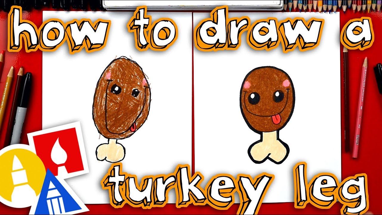 1280x720 how to draw a funny thanksgiving turkey leg - Funny Turkey Drawings
