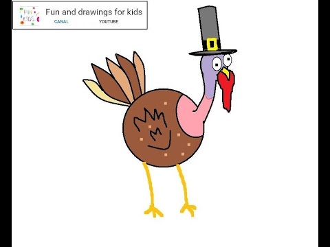 480x360 How To Draw A Funny Thanksgiving Turkey For Children Nursery - Funny Turkey Drawings
