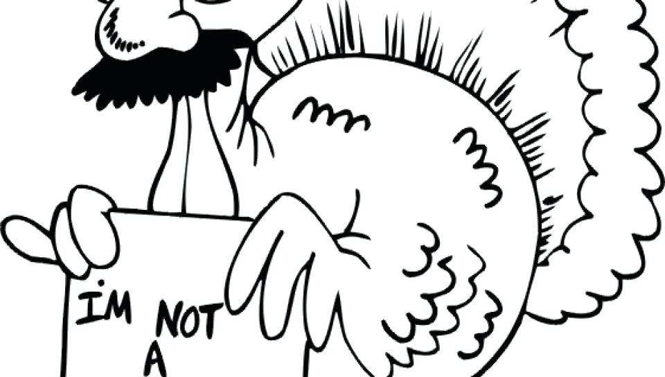 960x544 Funny Thanksgiving Coloring Pages - Funny Turkey Drawings