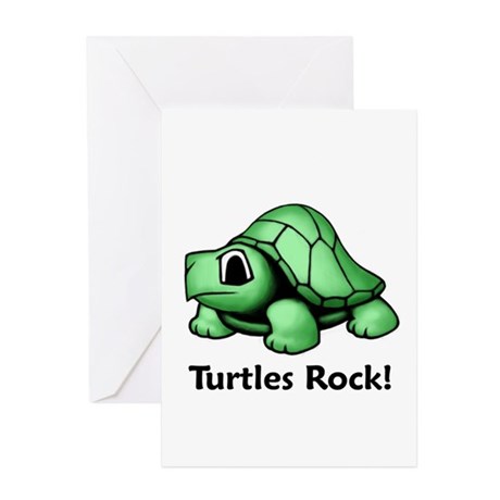 460x460 Funny Turtle Drawing Greeting Cards - Funny Turtle Drawings