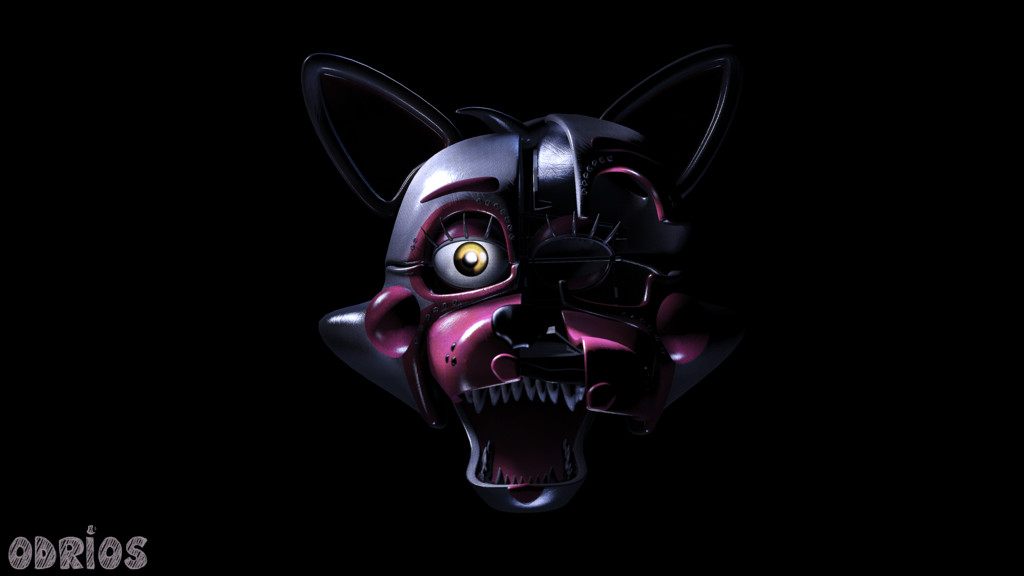 1024x576 easy to draw scary faces funtime foxy disturbing - Funtime Foxy Dr...