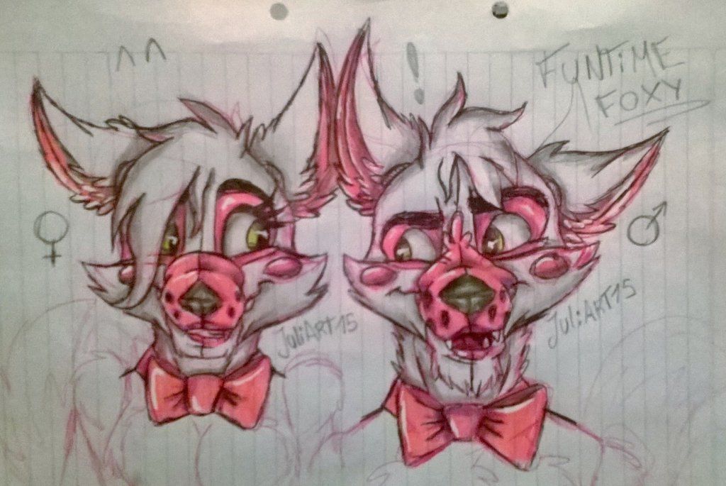 1024x685 Funtime Foxy Female Or Male - Funtime Foxy Drawing