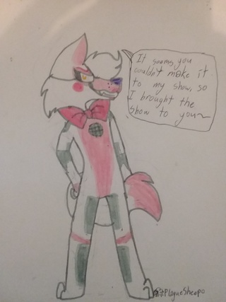 320x427 Funtime Drawings On Paigeeworld Pictures Of Funtime - Funtime Foxy Drawing
