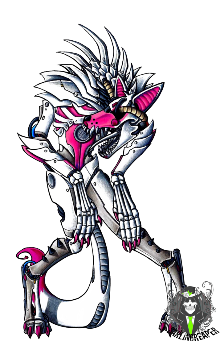 Funtime Foxy Drawing At Paintingvalley Com Explore Collection Of