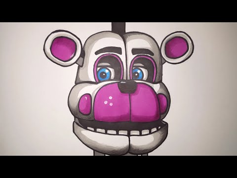 480x360 how to draw funtime freddy from sister location step - Funtime Foxy Drawing