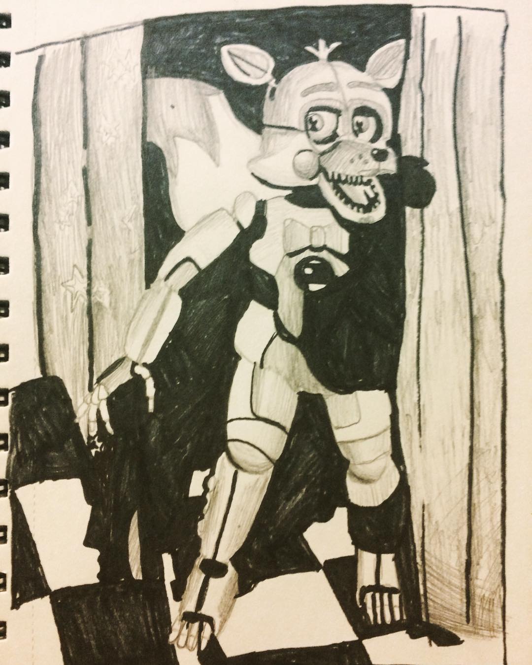 1080x1349 Funtime Foxy Drawing - Funtime Foxy Drawing