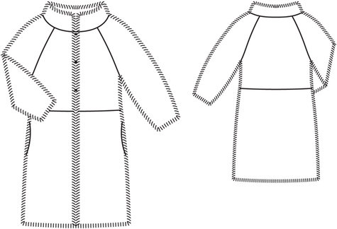 475x324 leopard fur coat - Fur Coat Technical Drawing