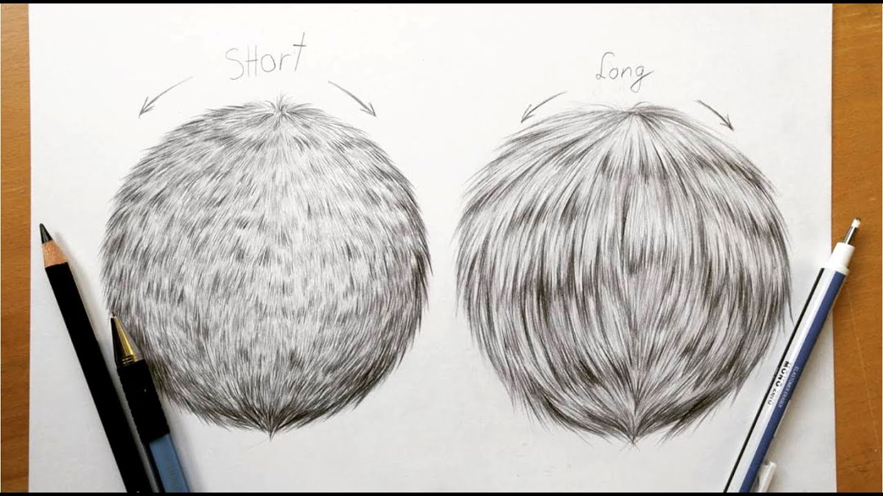1280x720 Drawing Tutorial - Fur Texture Drawing
