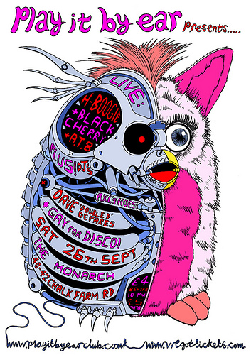 353x500 Terminator Furby Uploaded - Furby Drawing