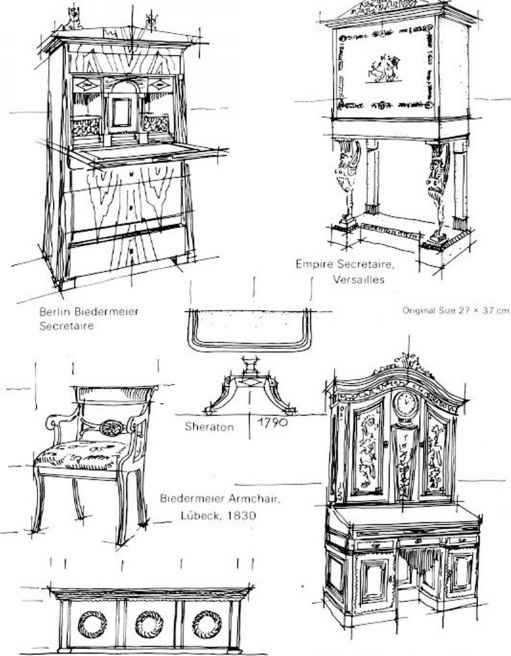 511x656 furniture drawing, pencil, sketch, colorful, realistic art images - Furniture Drawing