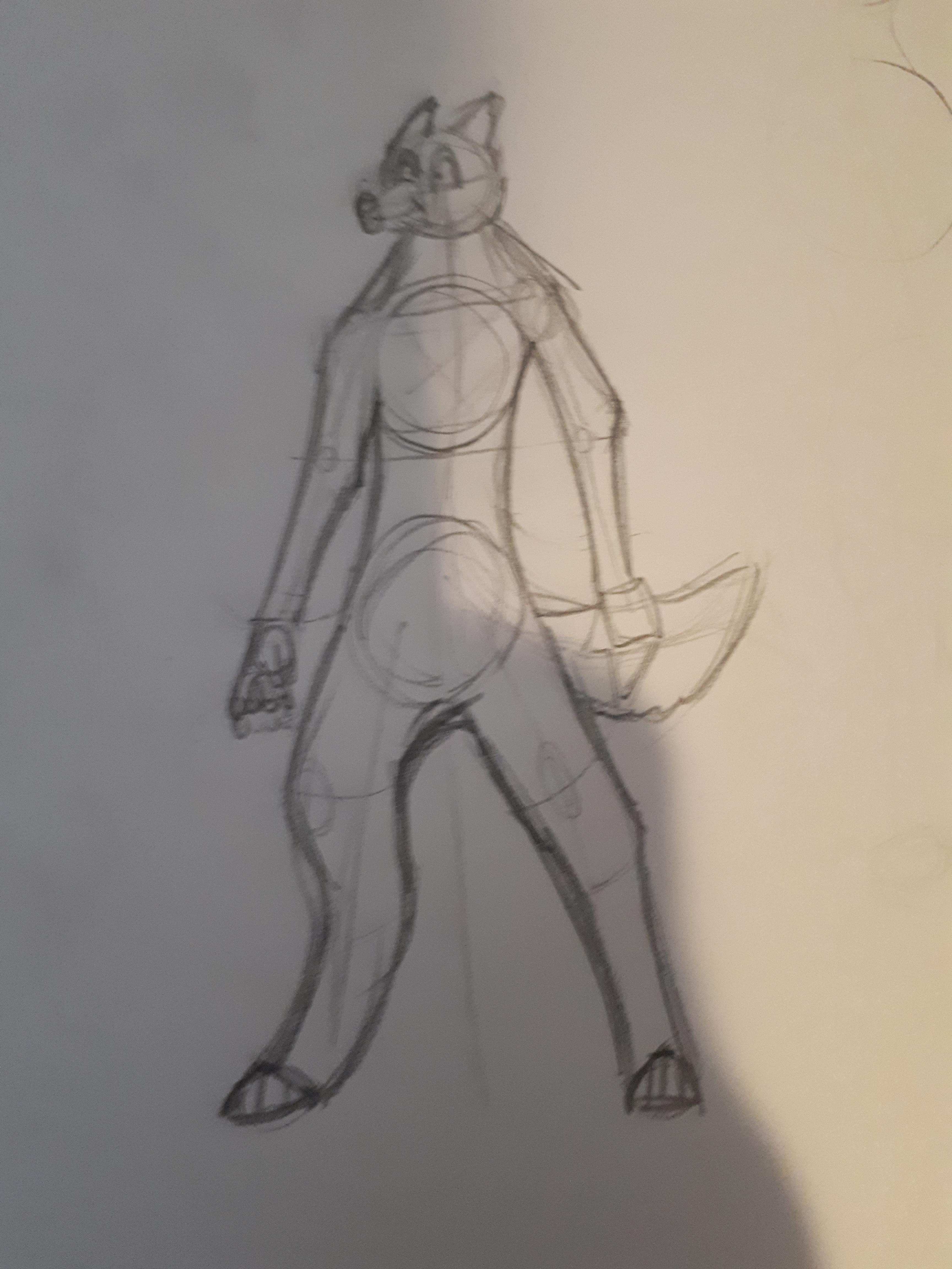 3456x4608 First Furry Drawing After Watching Various Tips And Tricks Any - Furry Drawing