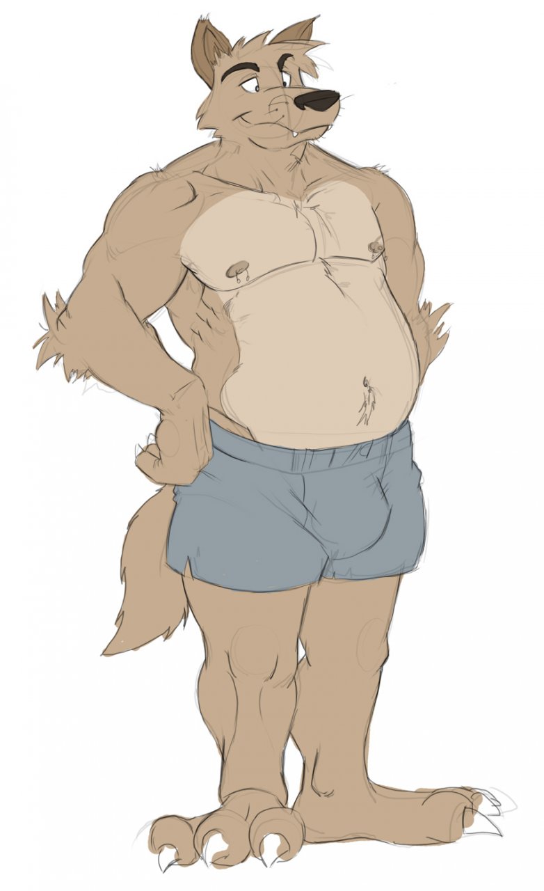 782x1280 Quick Wolf Drawing - Furry Wolf Drawing